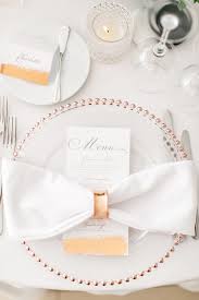 Rose Gold Table Set Up Rose Gold Table Setting Rose Gold Table Gold Table Setting