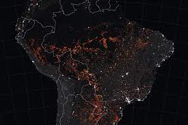 Each orange dot in this firms fire map image of africa and madagascar from july 23, 2019, represents a hotspot detected over the past 24 hours by the moderate resolution imaging spectroradiometer (modis) instrument aboard nasa's terra and aqua earth observing satellites. Uptick In Amazon Fire Activity In 2019