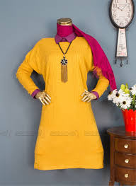Kol Dugme Detayli Tunik Hardal Giyim Moda Stilleri Tunik
