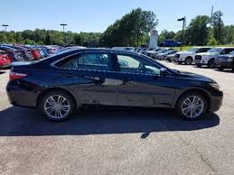 It is equipped with a automatic transmission. 2016 Cosmic Gray Mica Toyota Camry Sedans Richmond Com