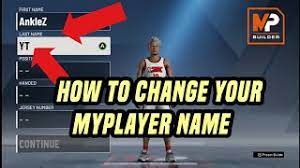 Then it will be above your number in the options settings menu. How To Change Myplayer Name Nba2k20 Youtube