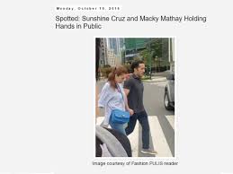 Following reports about the rumored romance between sunshine cruz and macky mathay, his wife camille. Who Is Sunshine Cruz Dating Coconuts Manila