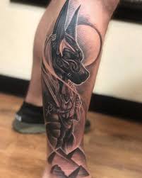 Pin By Esat Aycan On Tattoo2 In 2020 Anubis Tattoo Tribal Sleeve Tattoos Leg Tattoos