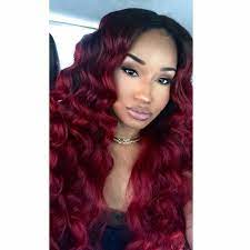 Dark Red For Fall Hair Styles Burgundy Hair Weave Hairstyles
