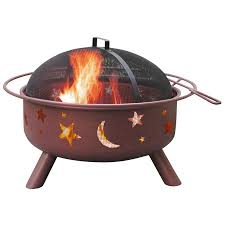 Landmann Usa Big Sky Stars Moons Firepit In The Wood Burning Fire Pits Department At Lowes Com