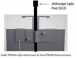 Two things which can trouble any wooden easel. Douglas Woodman Work Zoom Adaptor Post For Use With Strada Easel