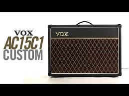 Vox Custom Ac15c1 15w 1x12 Tube Guitar Combo Amp Vintage Musician S Friend