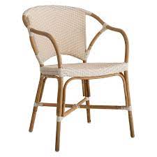 Find out which materials are best for the outdoors. Sika Design Valerie Woven Rattan Bistro Chair In Ivory For Sale At 1stdibs