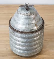 Treasure gurus antique style tin candy container storage box vintage farmhouse kitchen decor. Oh Beehive Tin Containers Home Accents The Gilded Thistle