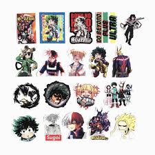 buy anime sticker pack my hero academia cartoon cool suitcase skateboard laptop graffiti waterproof toys at affordable prices free shipping real reviews with photos joom