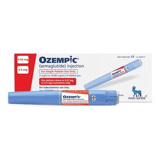 OZEMPIC PEN 0.25MG (2MG/3ML), 3ML NDC 00169418113 NON-RETURNABLE SHIP IN ICE - Merit Pharmaceutical