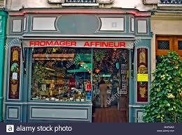 Paris France French Cheese Store Alleosse Window Fromagerie Stock Photo Alamy