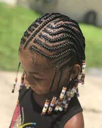 Pin By E Hodge On Trending African Fashion Toddler Braided Hairstyles Kid Braid Styles Braids For Kids