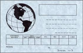 Yes you can as long as you or the station you made contact with was. Amateur Qsl Cards