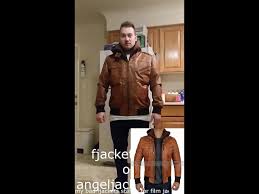Film Jackets Fjackets Review Terminator Leather Jacket Edinburgh Bomber Brown Leather Jacket Youtube