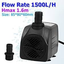 The ideal tank should be able to allow adequate water flow while enhancing the aeration. Submersible Water Pump Aquarium Fish Tank Sump Pumps Pond Feature Waterfall Pump 1500lph Buy Online In Japan At Desertcart Jp Productid 64614062