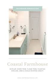 The most important step for painting your ceramics with chalk paint is to get them nice and clean! Coastal Farmhouse Bathroom Made By Muermanns