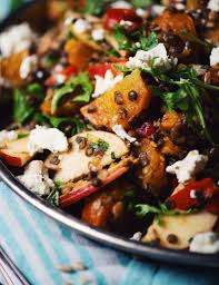 Salade De Lentilles Pommes Et Betteraves Avec Fromage De Chevre Le Coup De Grace Recipe Vegetarian Appetizers Healthy Breakfast Menu Recipes