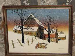 Via an online auction the value of h. Hargrove Paintings Antique Appraisal Instappraisal