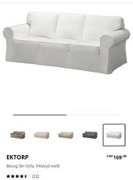 Check out ikea's stylish home furnishing and home accessories now! Neuer Bezug Fur Ikea Ektorp 3er Sofa Kaufen Auf Ricardo