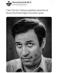 7'den 70'e tüm Türkiye'yi güldüren adam Kemal Sunal, 24 yıl önce bugün  aramızdan ayrıldı.
