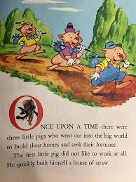 Three Little Pigs Walt Disney Little Golden Book 106 43 By Milt Banta Copyright 1953 Unknown Editio Three Little Pigs Little Pigs Little Golden Books
