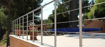 Garde corps terrasse avec portillon. Le Garde Corps A Cables Solide Et Economique