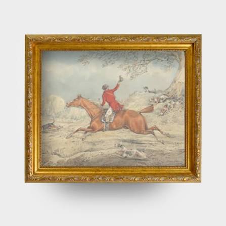 Fox Hunt Prints Fox Hunt Landscape Scene Schooner Bay Company