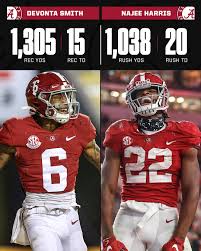 The best gifs for najee harris. Sec Network The First Pair Of Teammates In Sec History To Have 15 Rec Td And 20 Rush Td In The Same Season Alabama Football S Devonta Smith And Najee Harris Facebook
