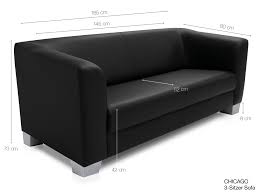 Erstelle einen suchauftrag und lasse dich benachrichtigen, wenn neue anzeigen eingestellt werden. Chicago 3 Sitzer Sofa Material Kunstleder Schwarz