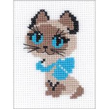 If you're new to the craft, though, you'll need to get a few basics down before you start shopping for a. Kitten Counted Cross Stitch Kit 5 X 6 25 10 Count Walmart Com Beaded Cross Stitch Cross Stitch Patterns Cross Stitching