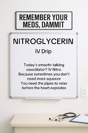 Image result for Nitroglycerin Drip