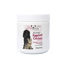 Egg shell powder can be use especially for dogs who have joint problems. Eggshell Calcium Supplement Irrawsistible Pet Foods