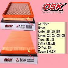 We did not find results for: Osk Air Filter A 3738 Nissan Sentra Serena Teana Cefiro X Trail Murano