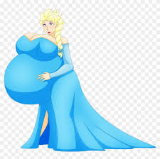 Llama badge is a popular badge which can be exchanged freely on deviantart. She Really Let It Go By Elek Tronikz Pregnant Elsa Deviantart Free Transparent Png Clipart Images Download