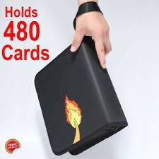 Pokemon Card Book Carrying Case Holder Lot Trading Collection Large Binder Strap Ebay