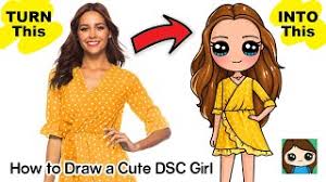 See more ideas about easy drawings drawings cute drawings. How To Draw A Draw So Cute Girl Youtube