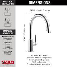This system/device must be set by the Single Handle Pull Down Kitchen Faucet 9159 Dst Delta Faucet