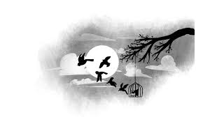 Welcome to my drawing channel. How To Draw Birds Got Freedom From The Cage Freedom Digital Sketch Independence Day Drawing
