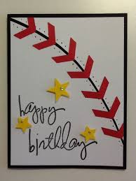 Write a secret message on a birthday balloon and mail it to a loved one. Baseball Sstein Kids Birthday Cards Birthday Cards For Boys Birthday Cards Diy