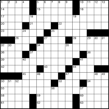 Click on a number in the grid to see the clue or clues for that number. Crossword Wikipedia