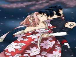 Sasuke and sakura, both members of the original team 7, ended up marrying each other. Sasuke Sakura Formal Kiss Naruto Anime Background Wallpapers On Desktop Nexus Image 898640