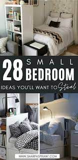 28 Small Bedroom Organization Ideas That Are Smart And Stylish Sharp Aspirant In 2021 Small Bedroom Small Bedroom Organization Organization Bedroom