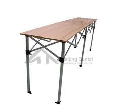 S30 Frame 60cm Width Wooden Top Welcome To Contact Us Top Wood Flodingtables Frame 30mm Square Aluminium Supporting Ca Wooden Tops Folding Table Table