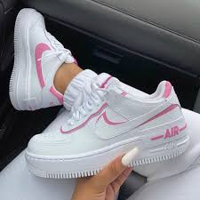 Womenswear On Instagram Thoughts On These Af1 Shadow Sherlinanym Lessisworefemales In 2020 Nike Air Shoes Aesthetic Shoes Custom Nike Shoes