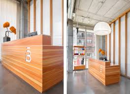 Barre3 Custom Reception Desk Designed By Vanillawood Photographed By Josh Partee Architectural Photography Reception Desk Design Desk Design Reception Desk