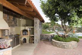 Bbq And Stone Oven To Prepare A Wonderful Meal Eloundaolea Eloundavillas Holidays Villas Crete Patio Outdoor Decor Stone Oven