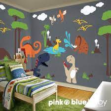 Wall Decal Dinosaur Nursery Kids Wall Decal Nursery Wall Etsy Kids Wall Decor Playroom Wall Playroom Wall Decals