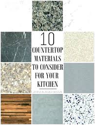 Different Countertop Materials Whatsthelatest Info