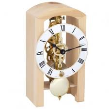 These clocks feature a maple wood body these clocks feature a maple wood body, making them sturdy while also sleek. Hermle Wooden Modern Desk Clock